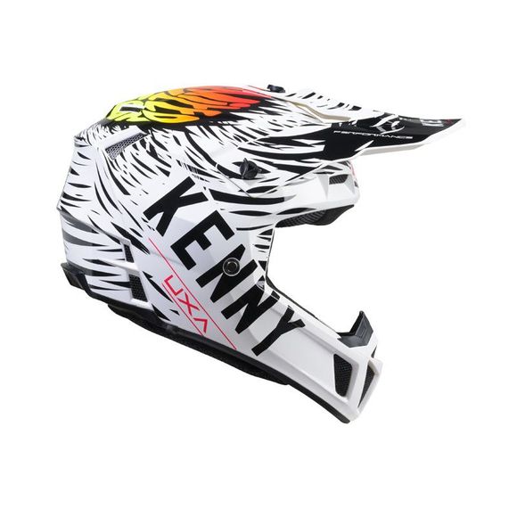 Kenny PERFORMANCE cross helmet - GRAPHIC 2024 - White / BlackRef: KE1814-C796