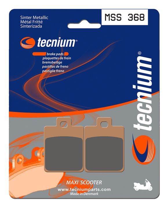 Tecnium Maxi Scooter sintered metal brake pads - MSS368Ref: TE01043A / 1023220