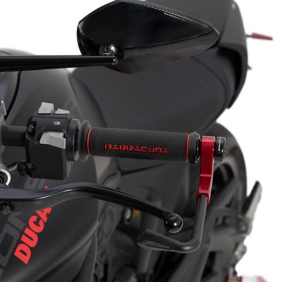 Barracuda BASIC RACING Universal Handlebar Grips - RedRef: BAR0206