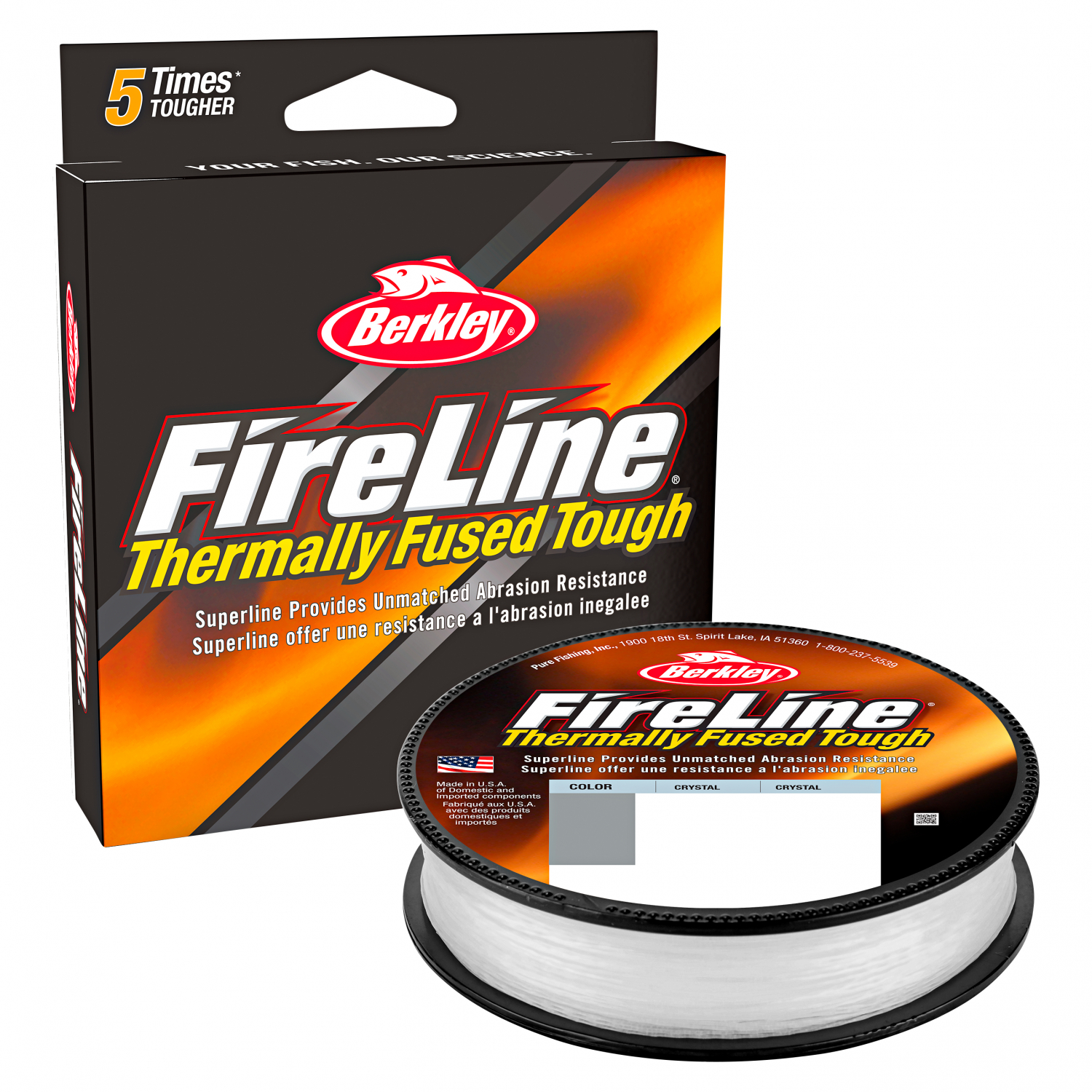 Berkley Fishing line FireLine Fused Original (Crystal, 150 m)