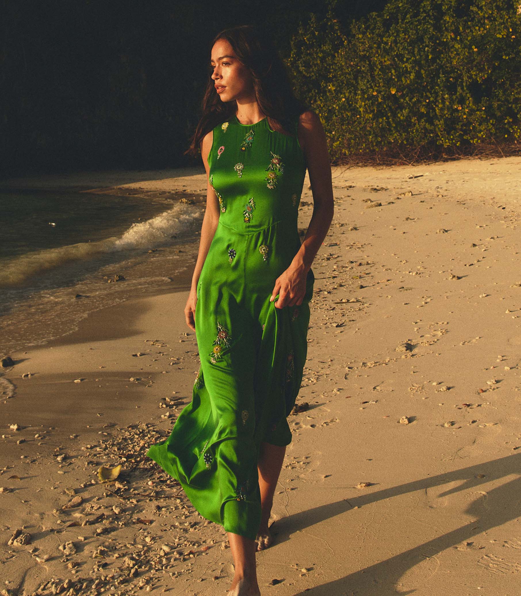 Amari Maxi Dress - Emerald