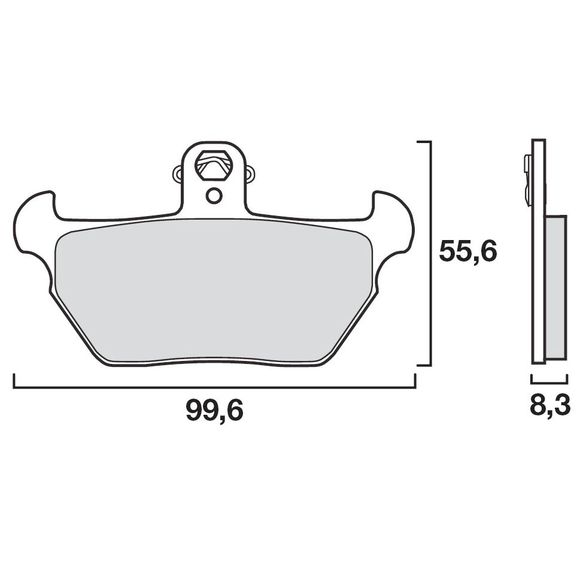 Plaquettes de freins Brembo Sinter Métal Fritté avantRef : 07BB22SA