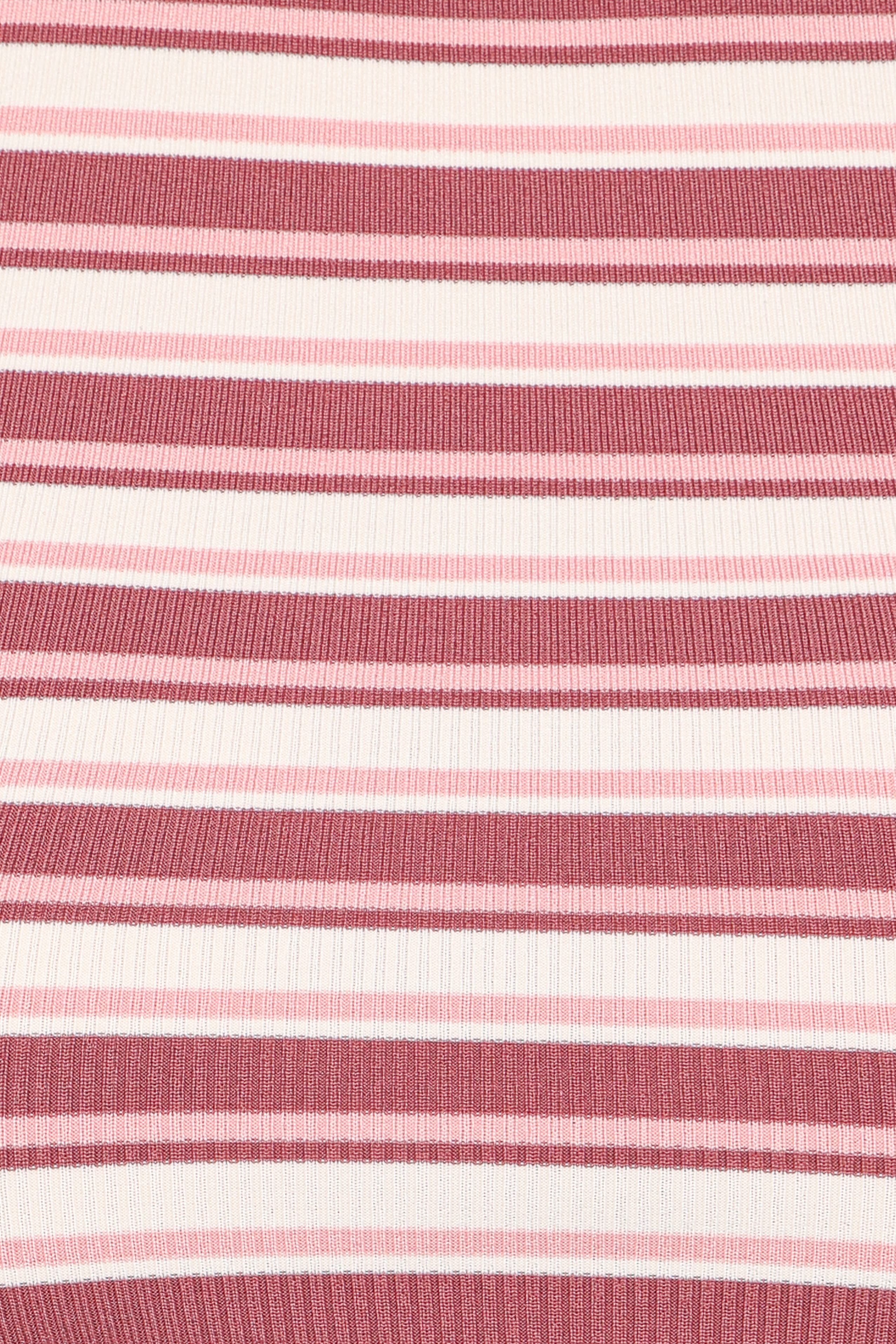 Kelly Maxi Skirt Set - Burgundy/Pink Stripe