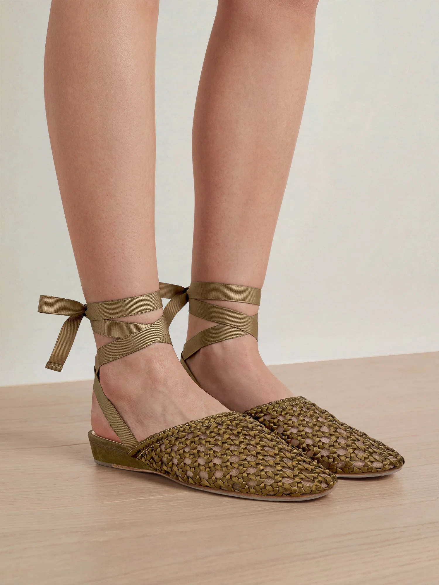 Malia Woven Satin Mule