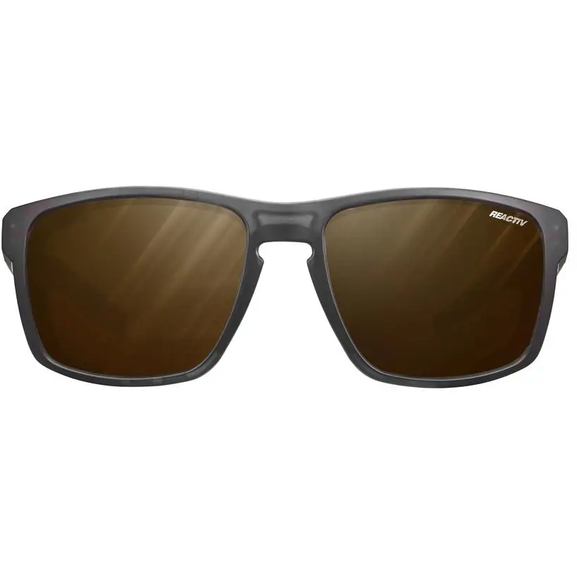Julbo Shield M Sunglasses - Black/Orange - Reactive 2-4 Polarized