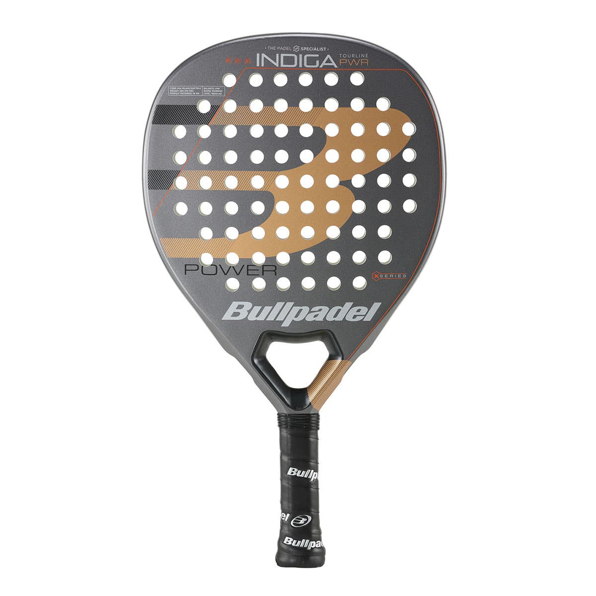 BULLPADEL INDIGA POWER GREY
