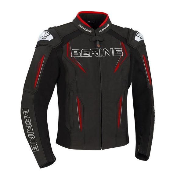 Blouson Moto Bering SPRINT-R - Noir / RougeRef : BR1276-C145