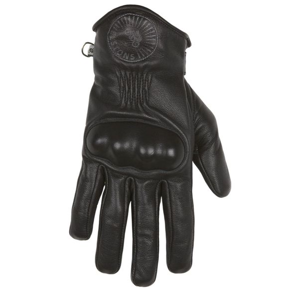 Helstons SUN LEATHER SOFT Gloves - BlackRef: HS0747-C123