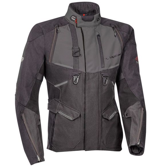 Ixon Eddas Motorcycle Jacket - Black / WhiteRef: Ix1435-C57239