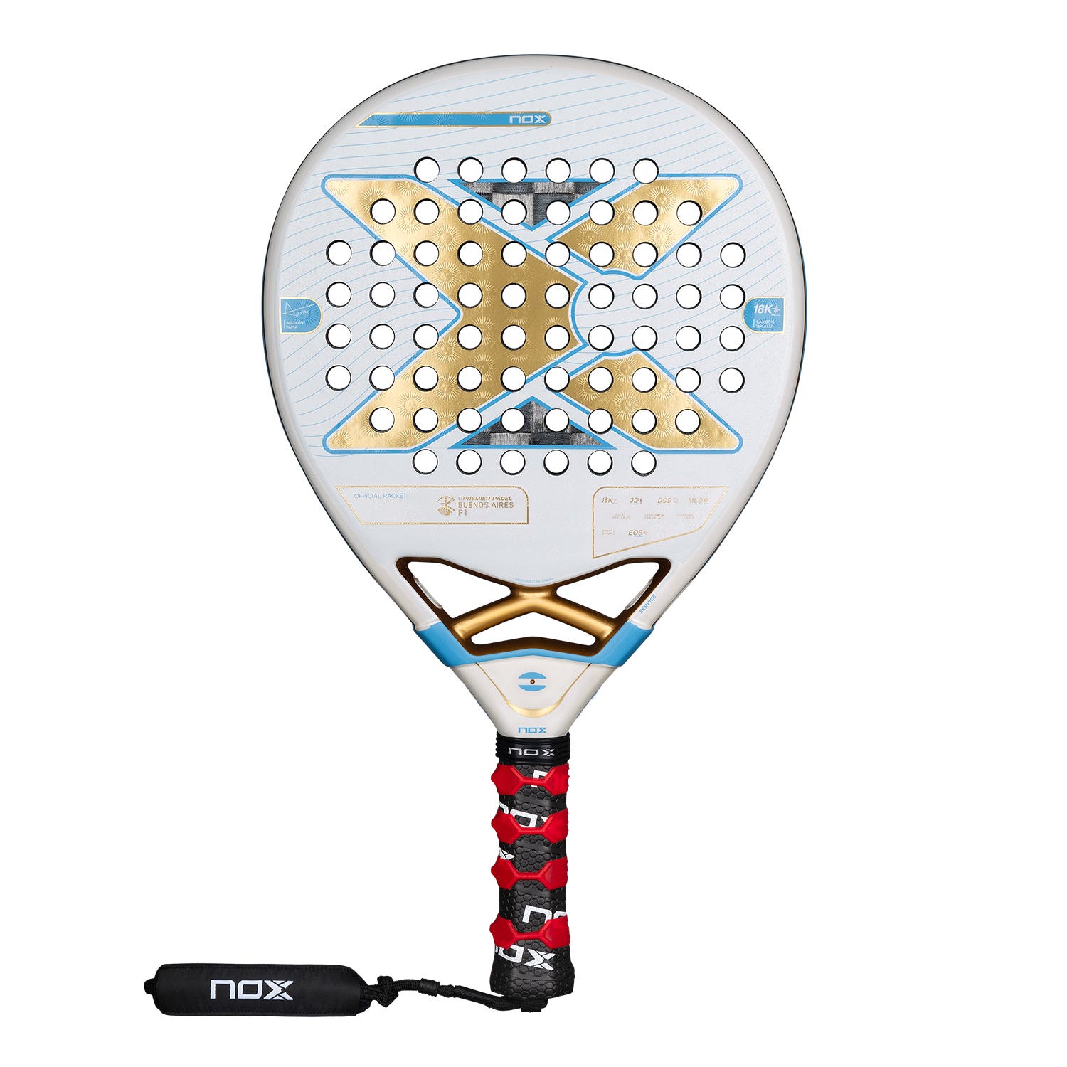 Pack racket Nox AT Genius 18k Alum Buenos Aires Exclusive Edition