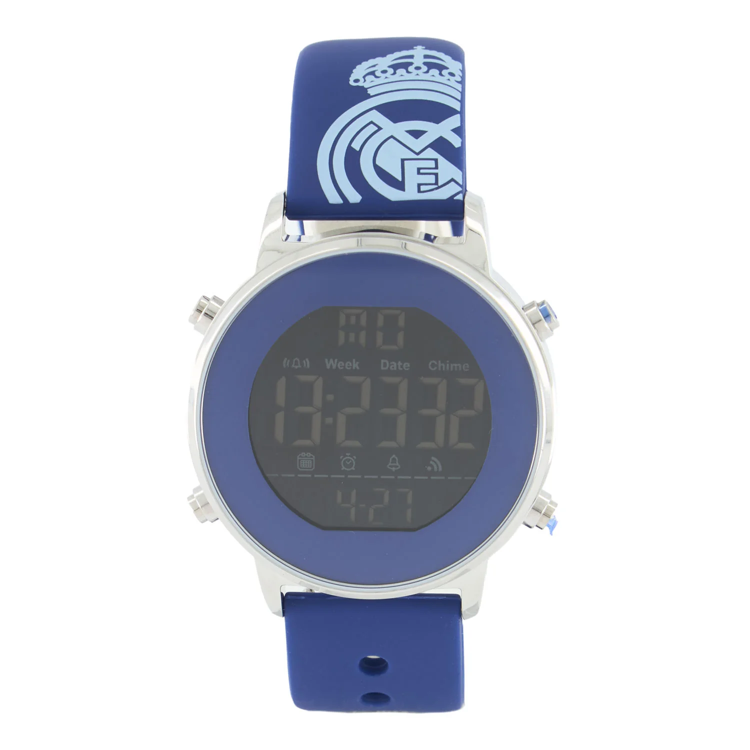 Digital Watch Silicone Strap Blue