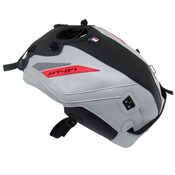 Bagster tank mat BLACK MATTE GRAIN/LIGHT GREY/STEEL DECO/PERSICOYAMAHA 700 MT-07 ABS - 2019Ref: 1738D