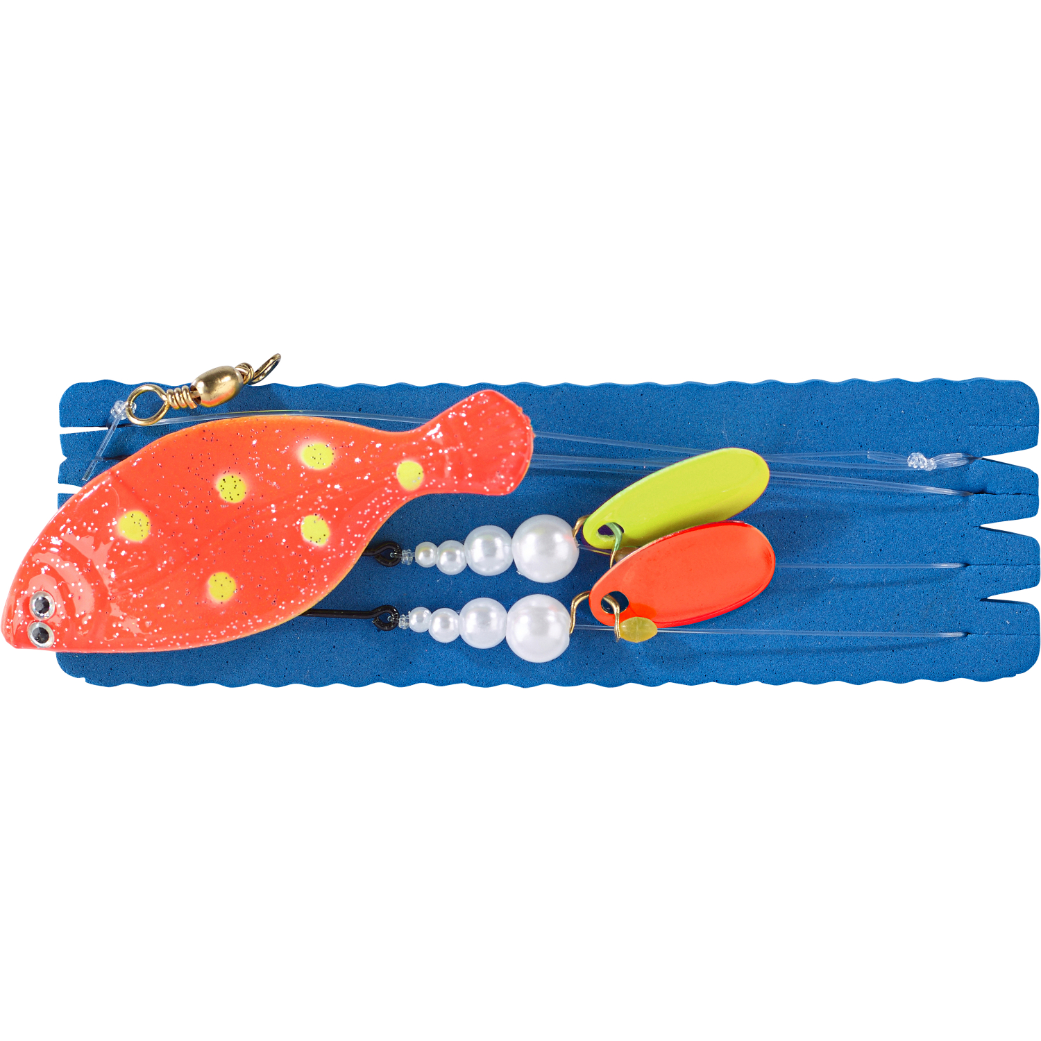 Balzer Flatfish spoon (back orange, belly yellow)