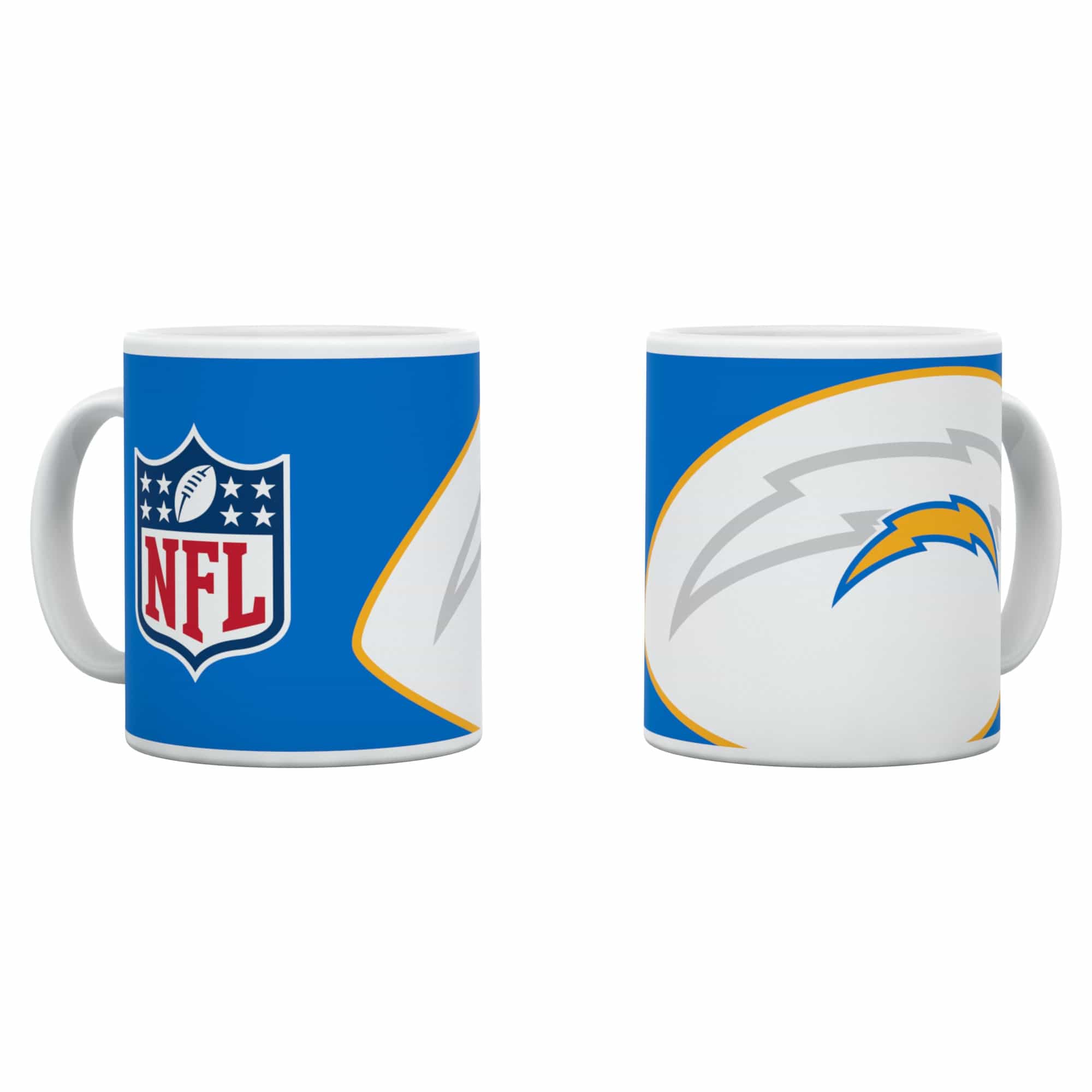 Los Angeles Chargers Shadow Logo & Shield NFL Mug (330 ml)