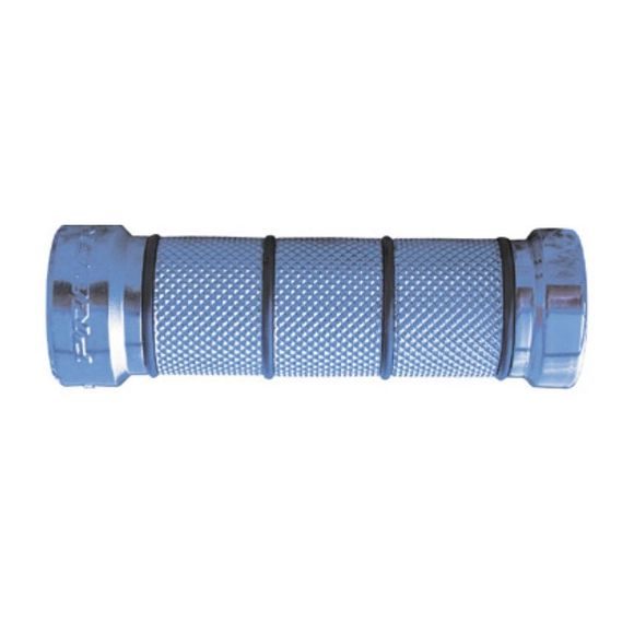 Handlebars Progrip 866 Chrome/Blue 22/25 Universal - Gray/BlueRef: Prg0344 / 866Crb