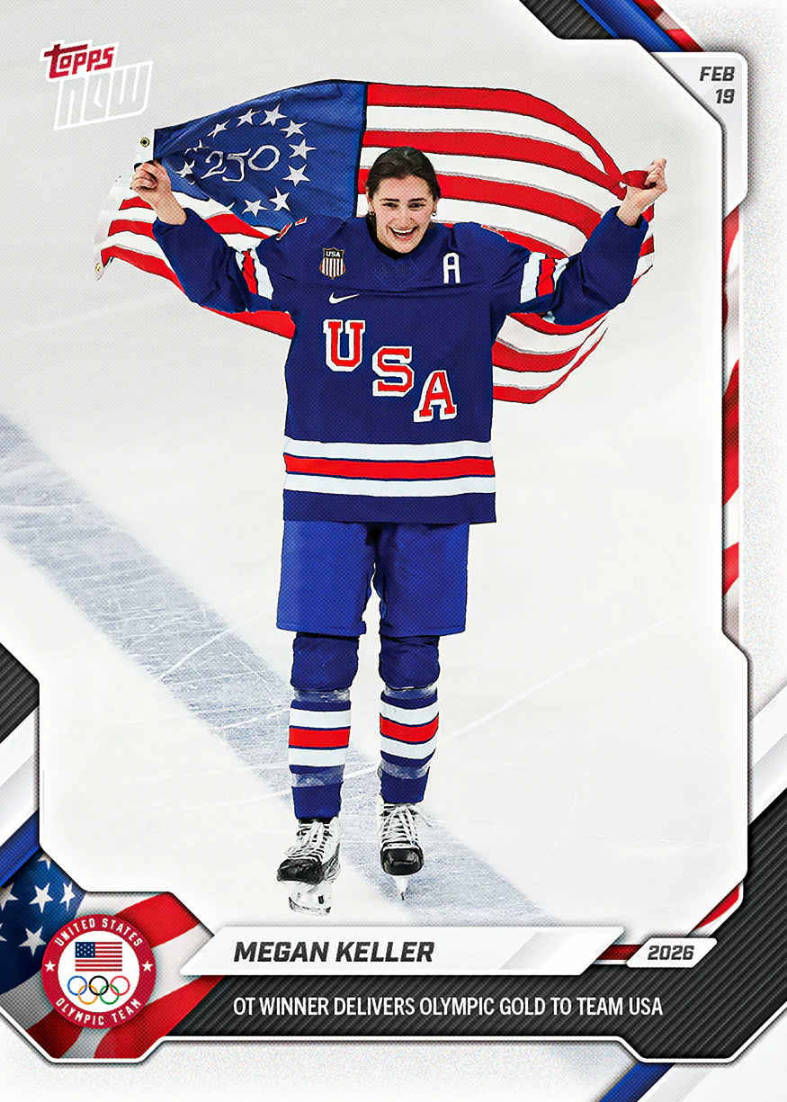 Megan Keller - 2026 Olympics Topps NOW® - Card 15 - PR: 5077