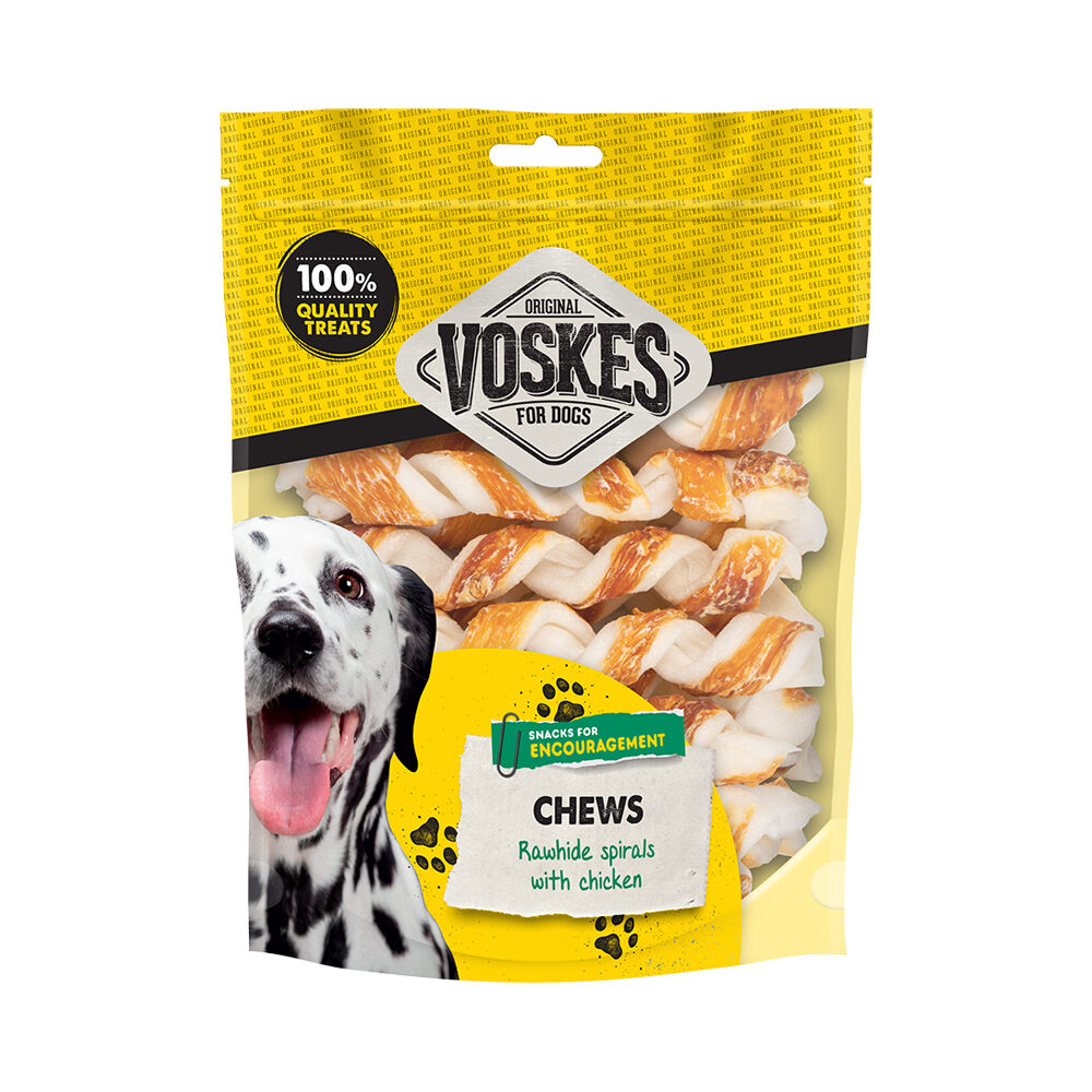 Voskes Rawhide Spirals - Beef & chicken - 20 pieces