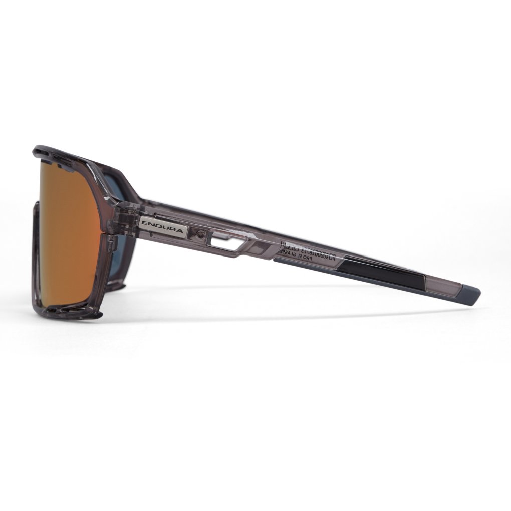 Endura Pro SL Glasses - grey - black red REVO smoke | clear silver flash mirror | amber orange