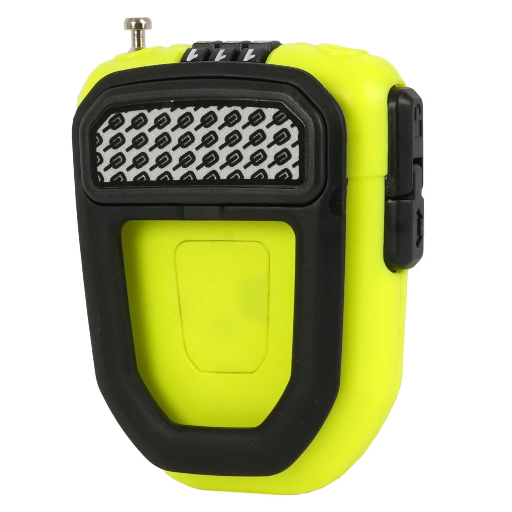 Hiplok FX Combi Cable Lock 100cm with Reflector - lime
