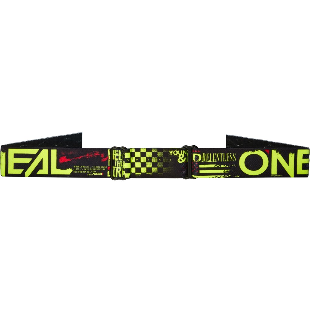 O'Neal B-10 Youth Goggle - ATTACK V.24 black/neon yellow - radium blue