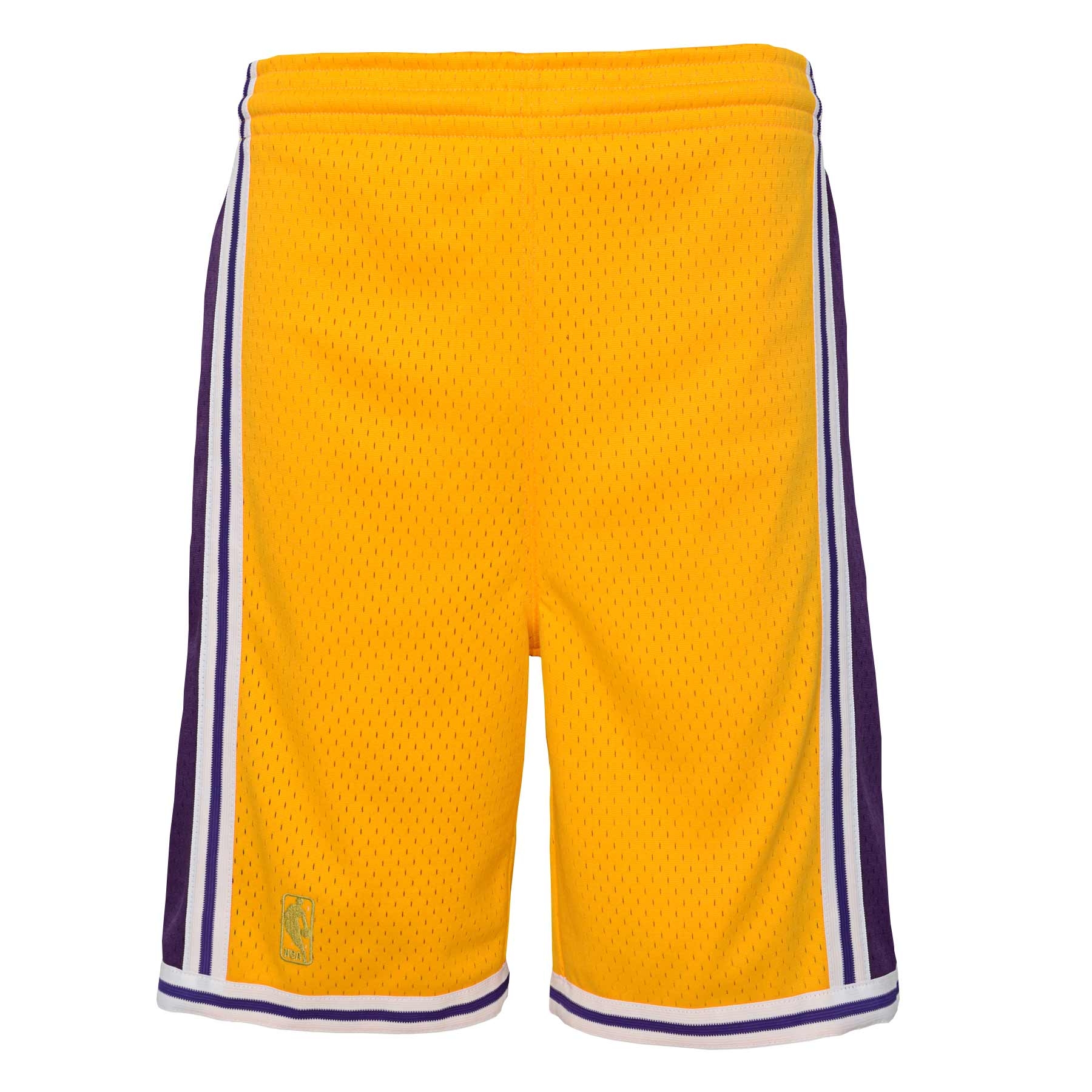 Los Angeles Lakers 1996-97 Youth Swingman NBA Shorts Yellow (YOUTH)