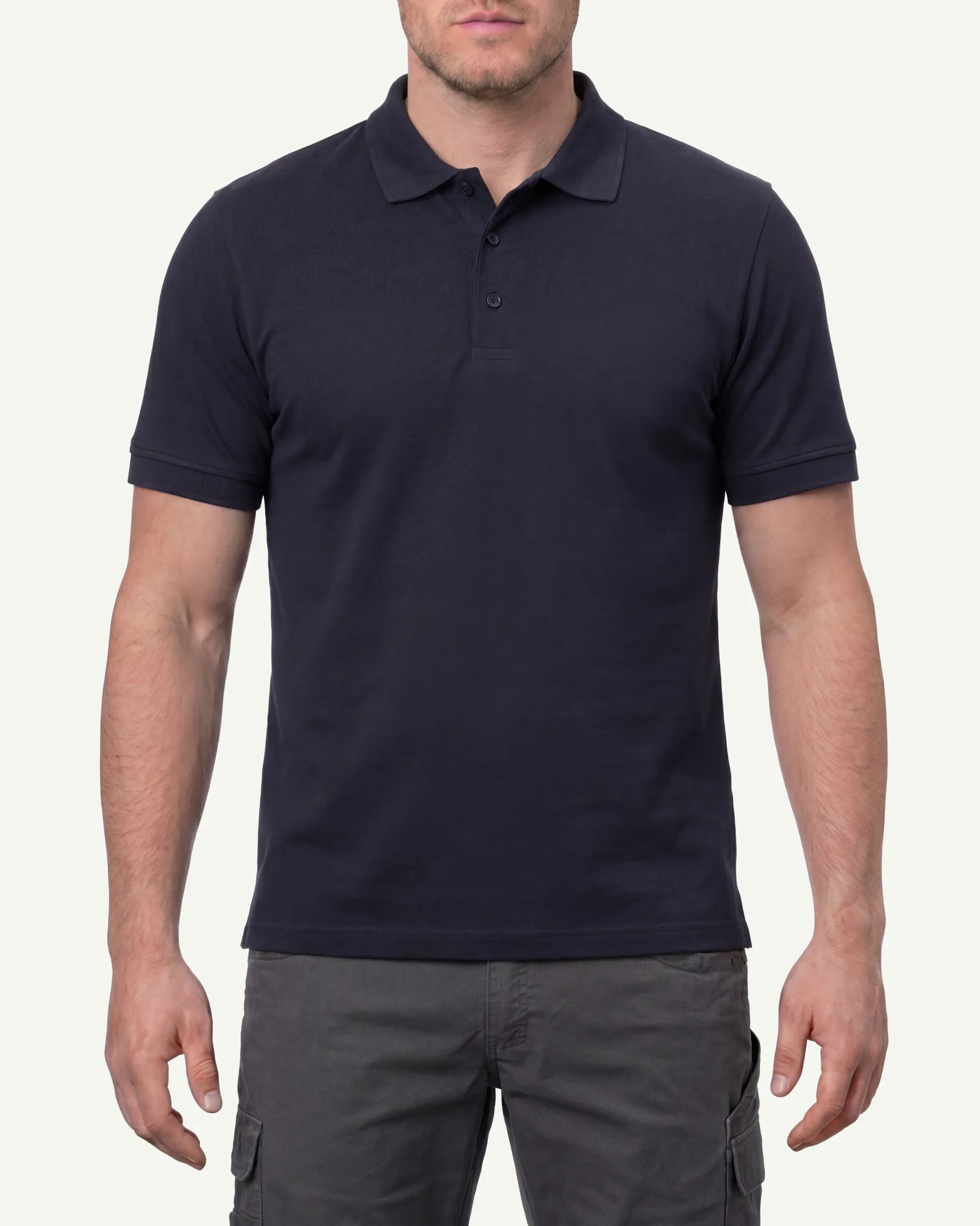 Cotton stretch Polo Shirt
