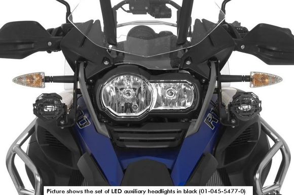 Touratech Additional LED Lights - right fog light / left high beam - BlackRef: Trt00341A / 01-045-5479-0