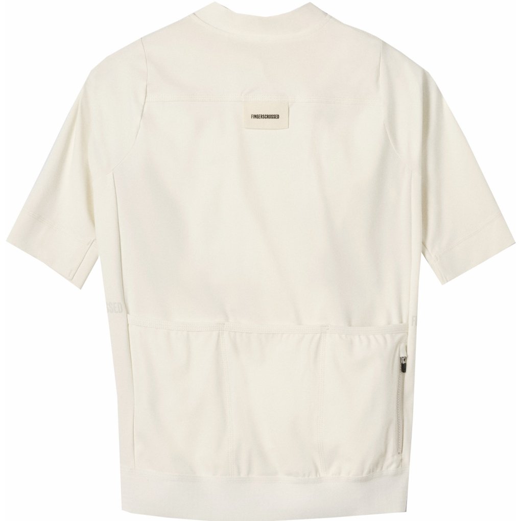 FINGERSCROSSED Road Short Sleeve Jersey Men - Antique Cream