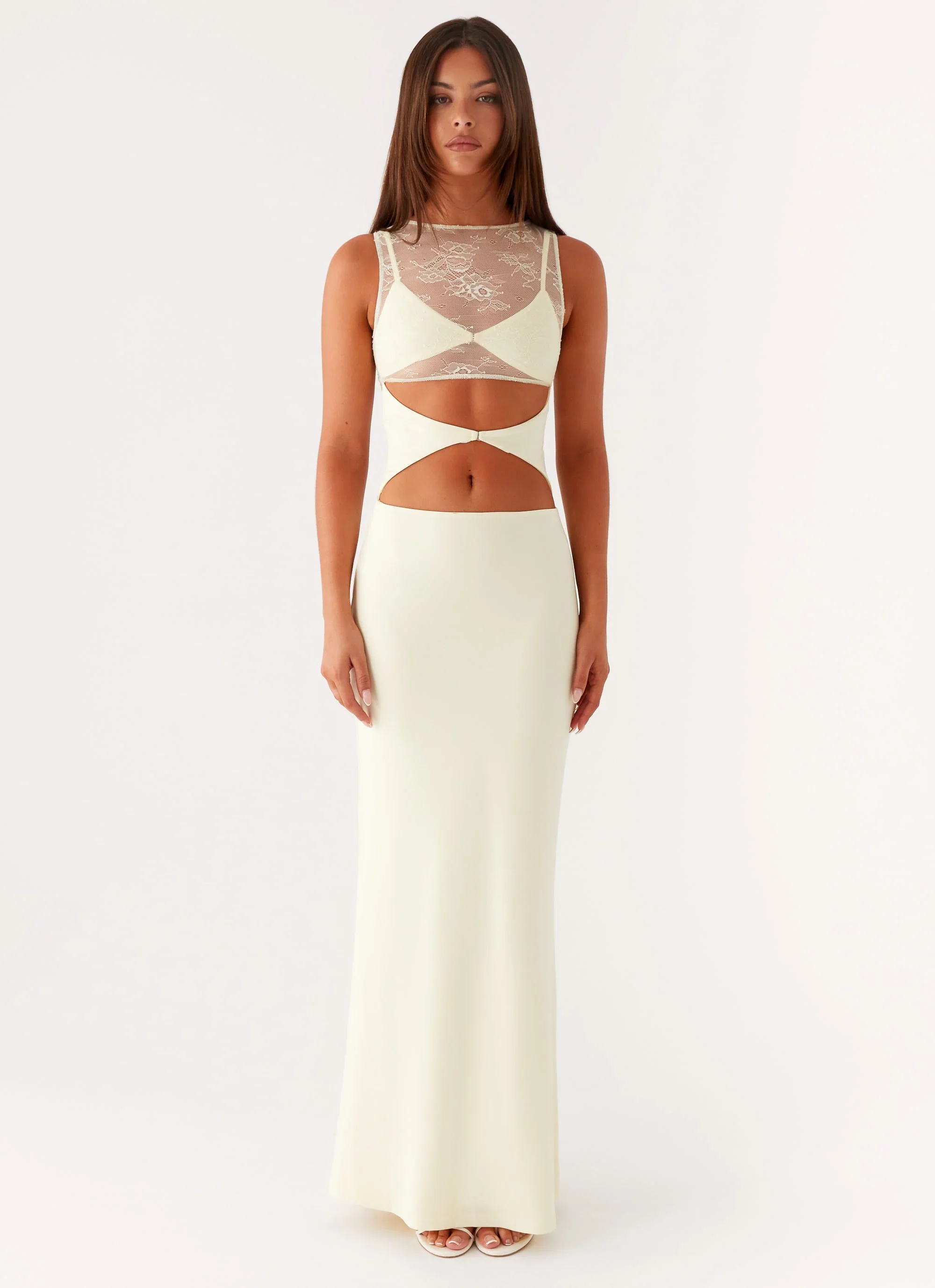 Imperial Maxi Dress - Yellow