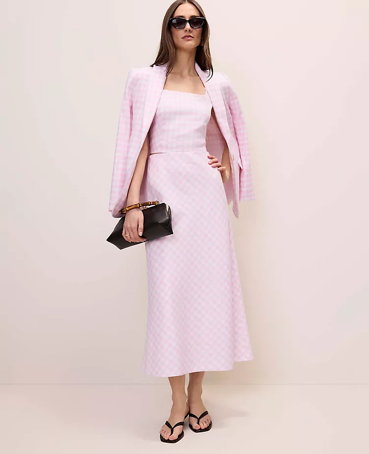 The Gingham Longline Blazer