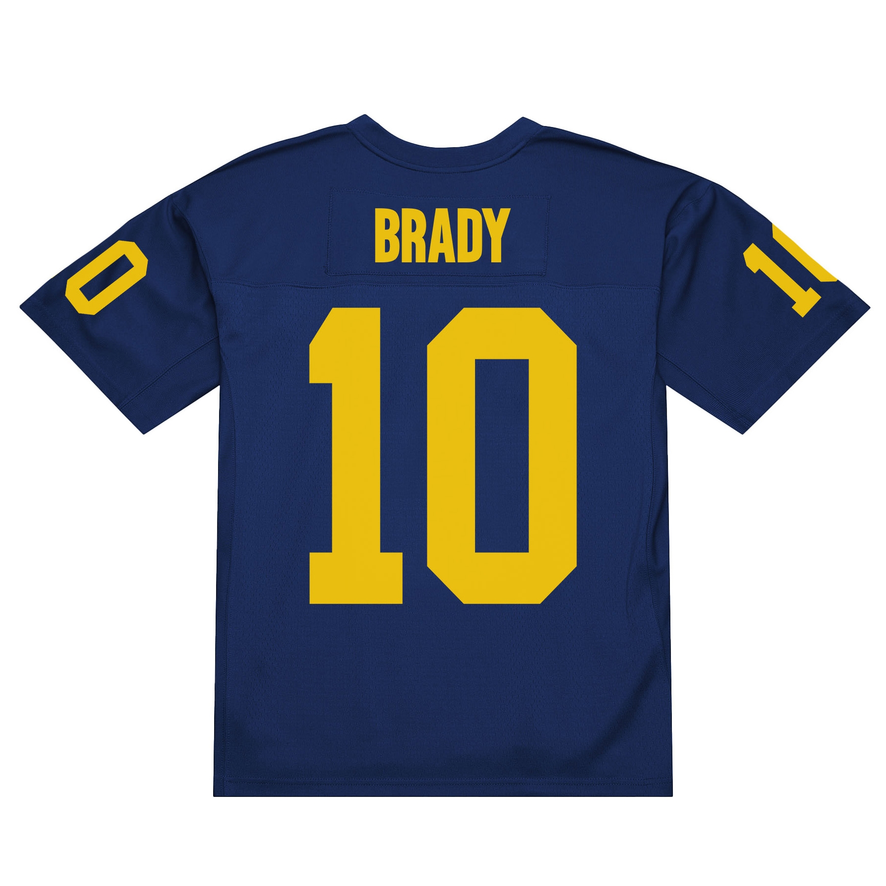 Tom Brady #10 Michigan Wolverines 1999 Legacy NCAA Jersey Navy