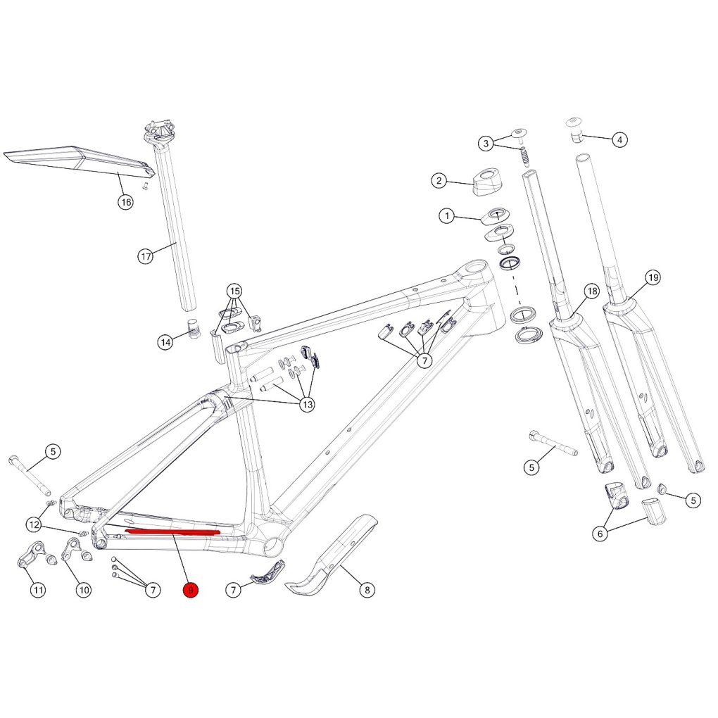 BMC Chainstay Protector for UnReStricted (as from 2020) - 302171