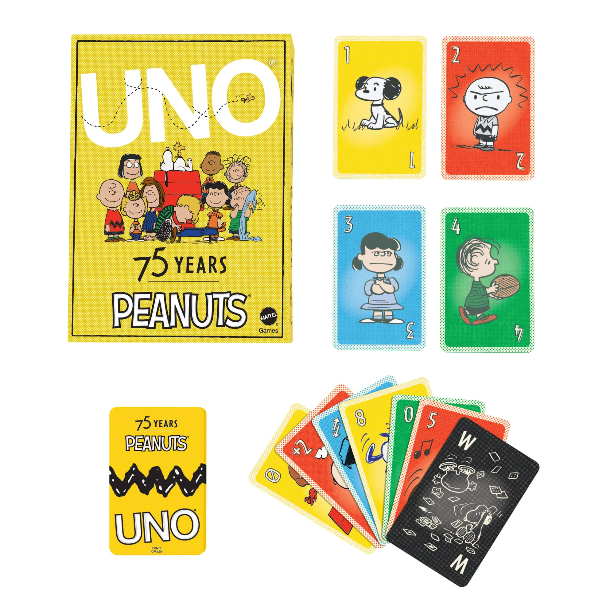 UNO Canvas Peanuts Card Deck