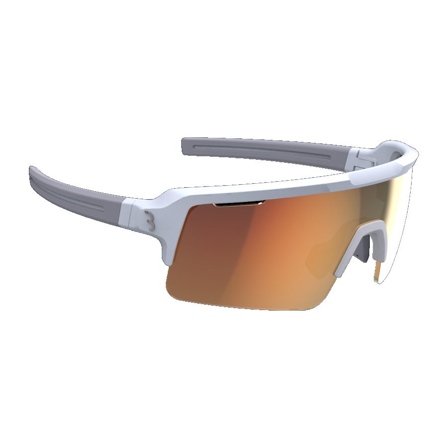 BBB Cycling Fuse BSG-65 Glasses - matt white - MLC orange | yellow | clear