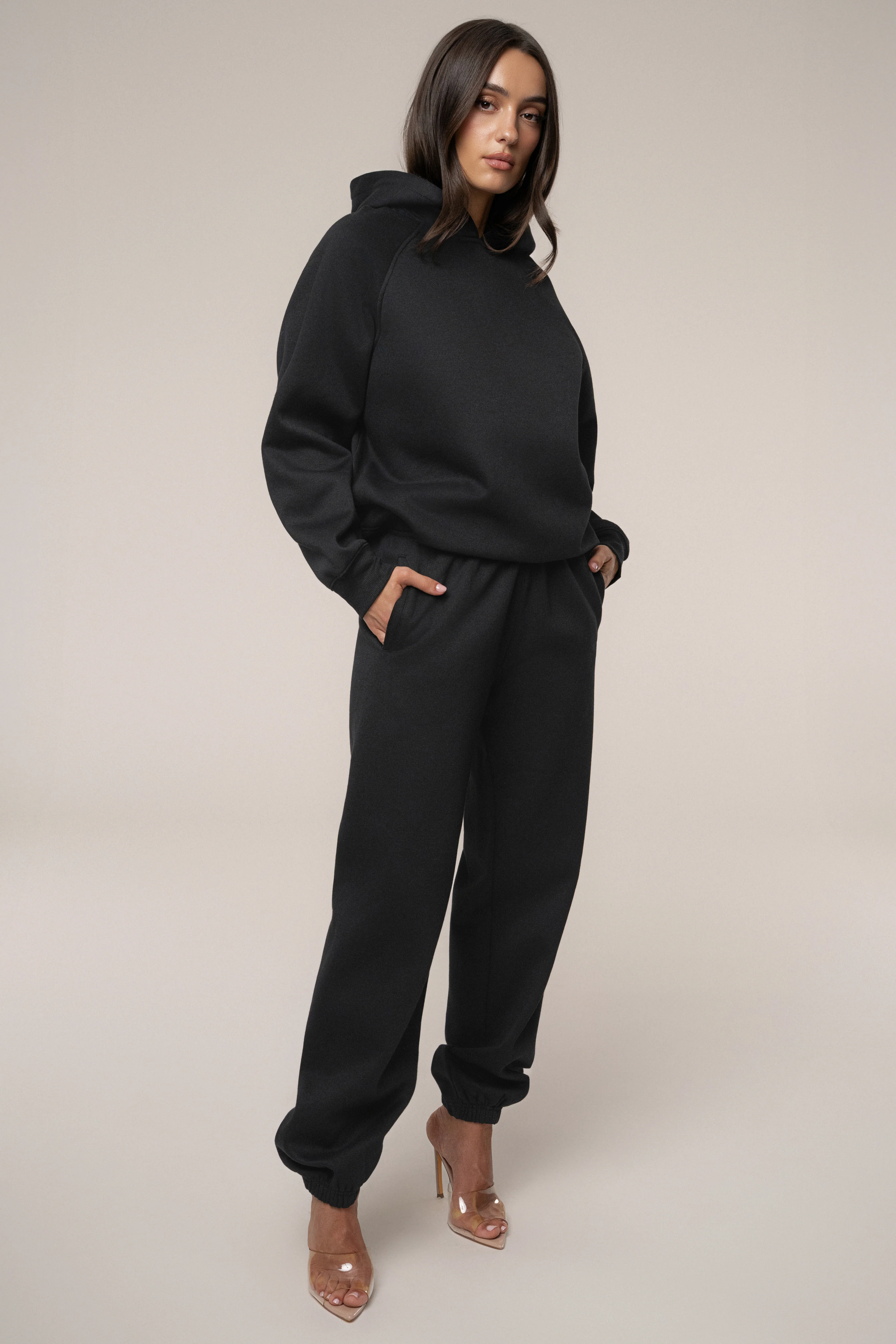 Black JLUXLABEL Logo Sweatpants
