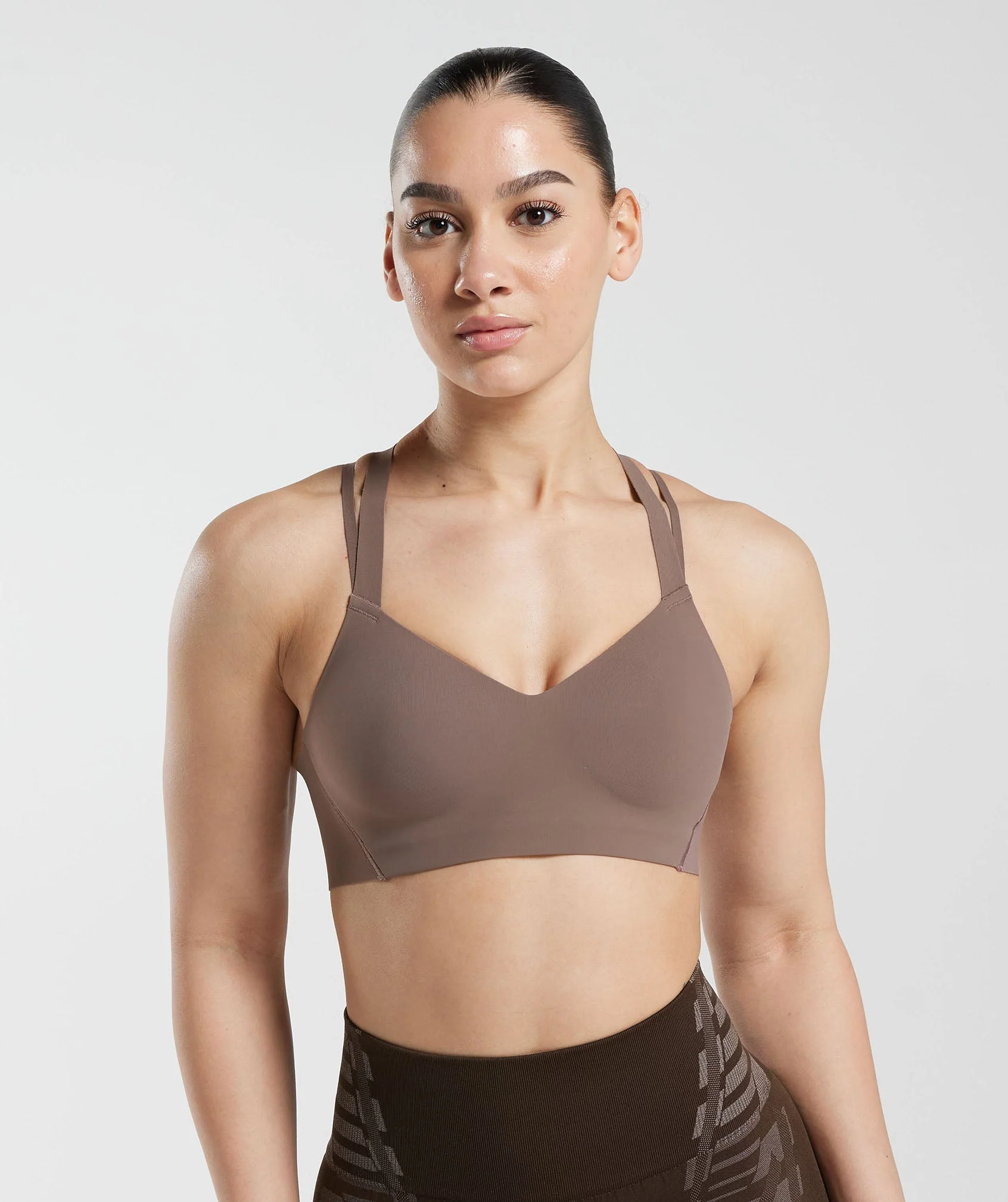 Apex Limit Sports Bra Truffle Brown