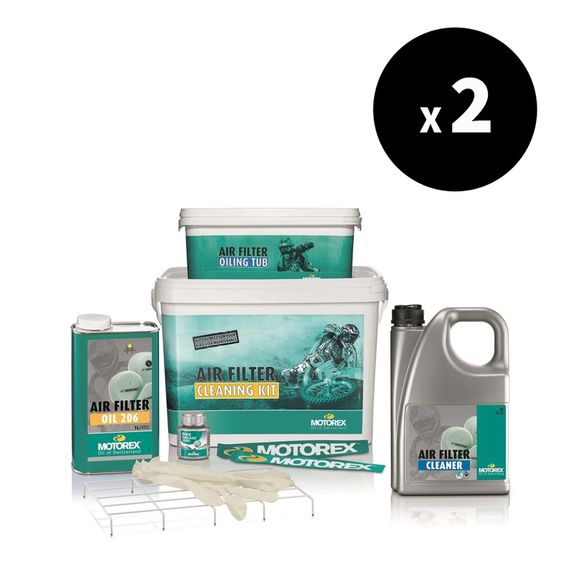 Motorex maintenance product full kit for universal X2 air filtersRef: Mx00192A / 3062647