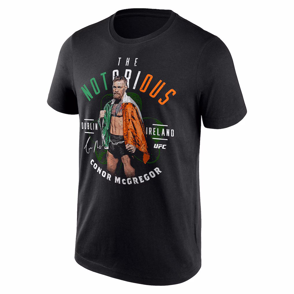 UFC Conor McGregor The Notorious Pose T-Shirt - Black - Mens