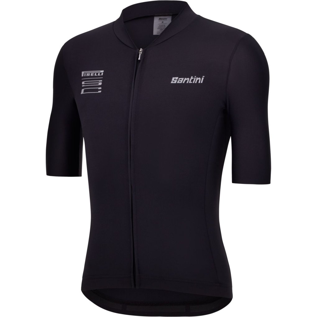 Santini Pirelli Sport Club Jersey Wheel Unisex RE97175CRUOTA - black NE