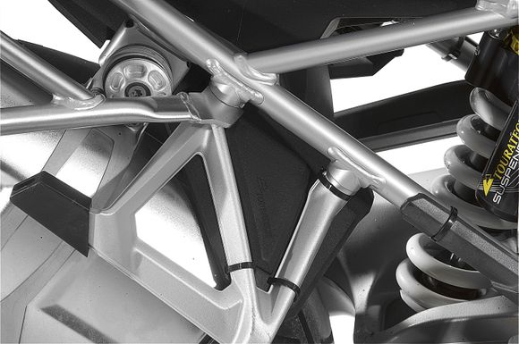Touratech Anti-splash footrest adapter for passenger - BlackRef: Trt00337A / 01-045-5440-0