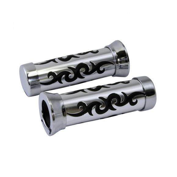 Bike It handlebar grips 22 mm left, 25 mm right Universal - GrayRef: BIK0734 / GRPRD19