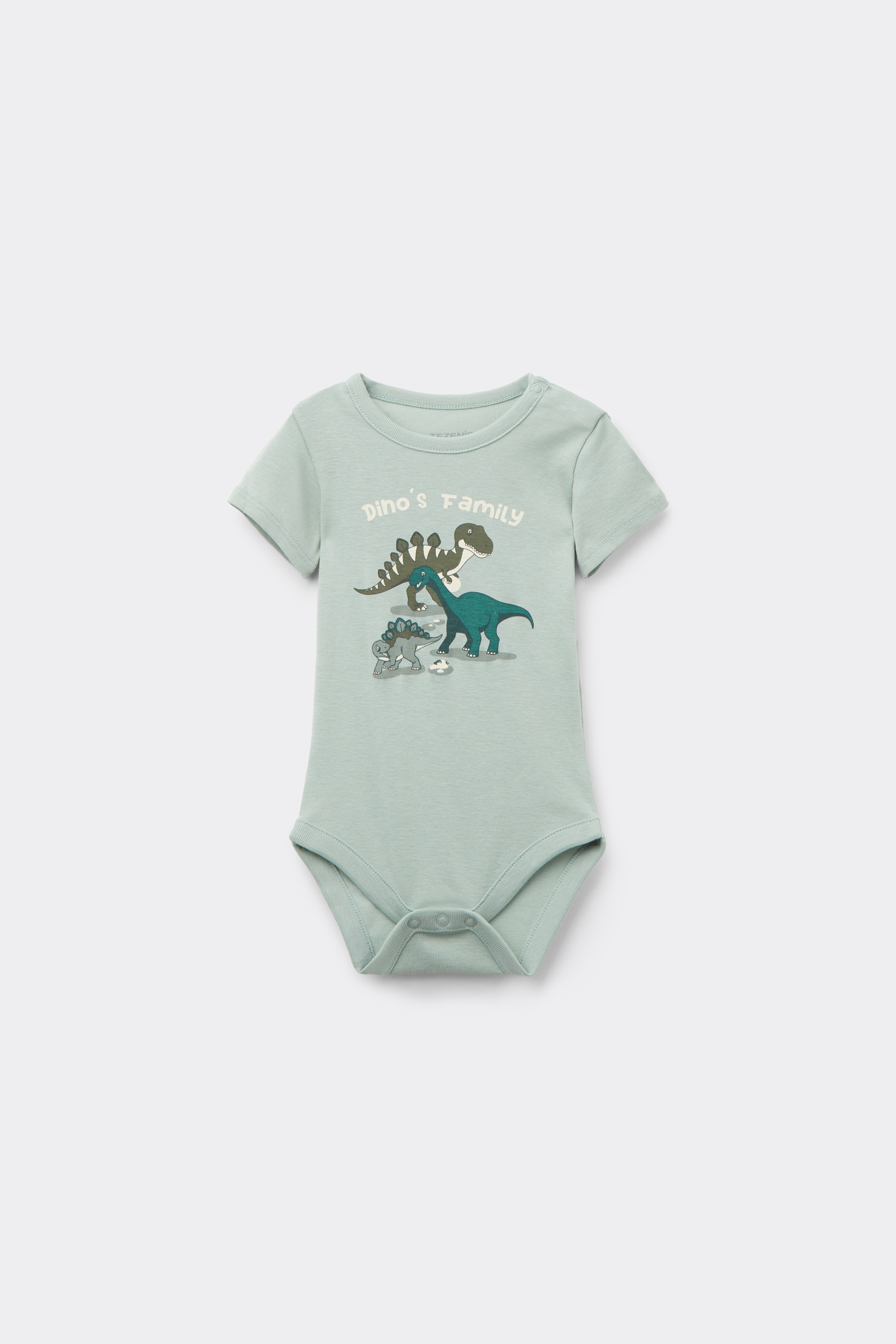 Baby Pure Cotton Bodysuit with Short Sleeves