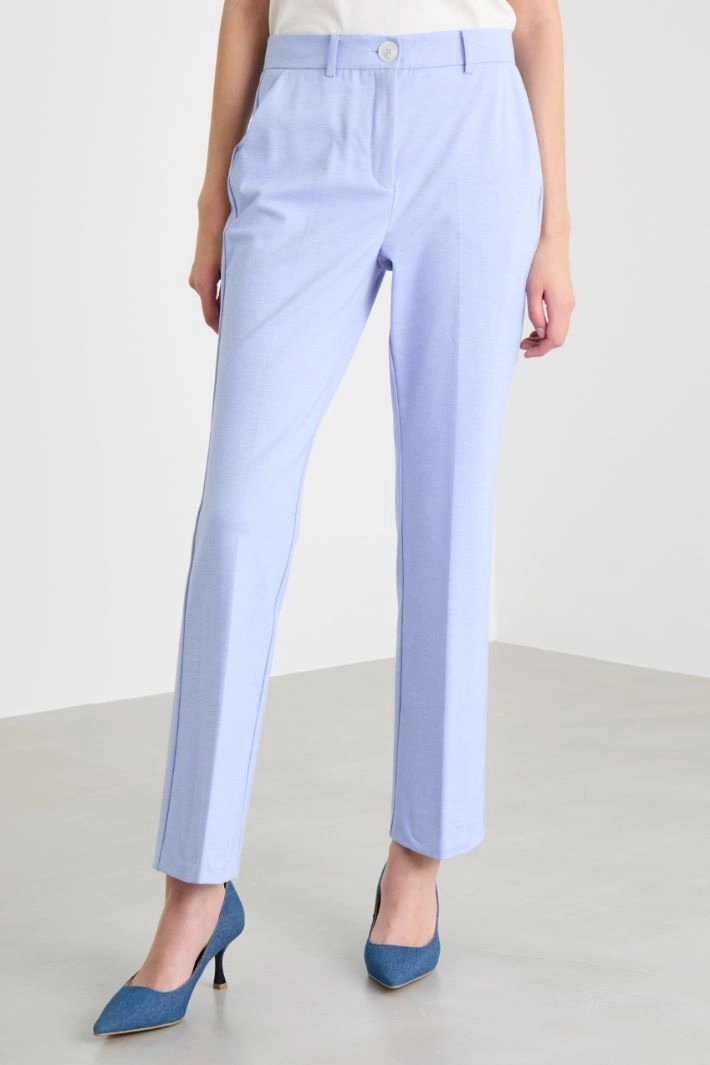 Stretch trousers - LIGHT BLUE