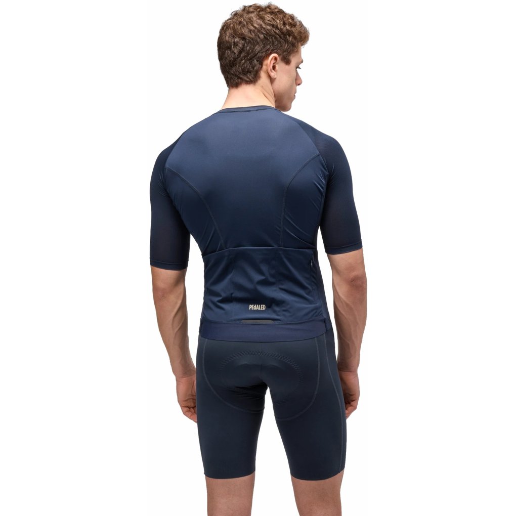 PEdALED E. Mesh Short Sleeve Jersey Men - Dark Navy