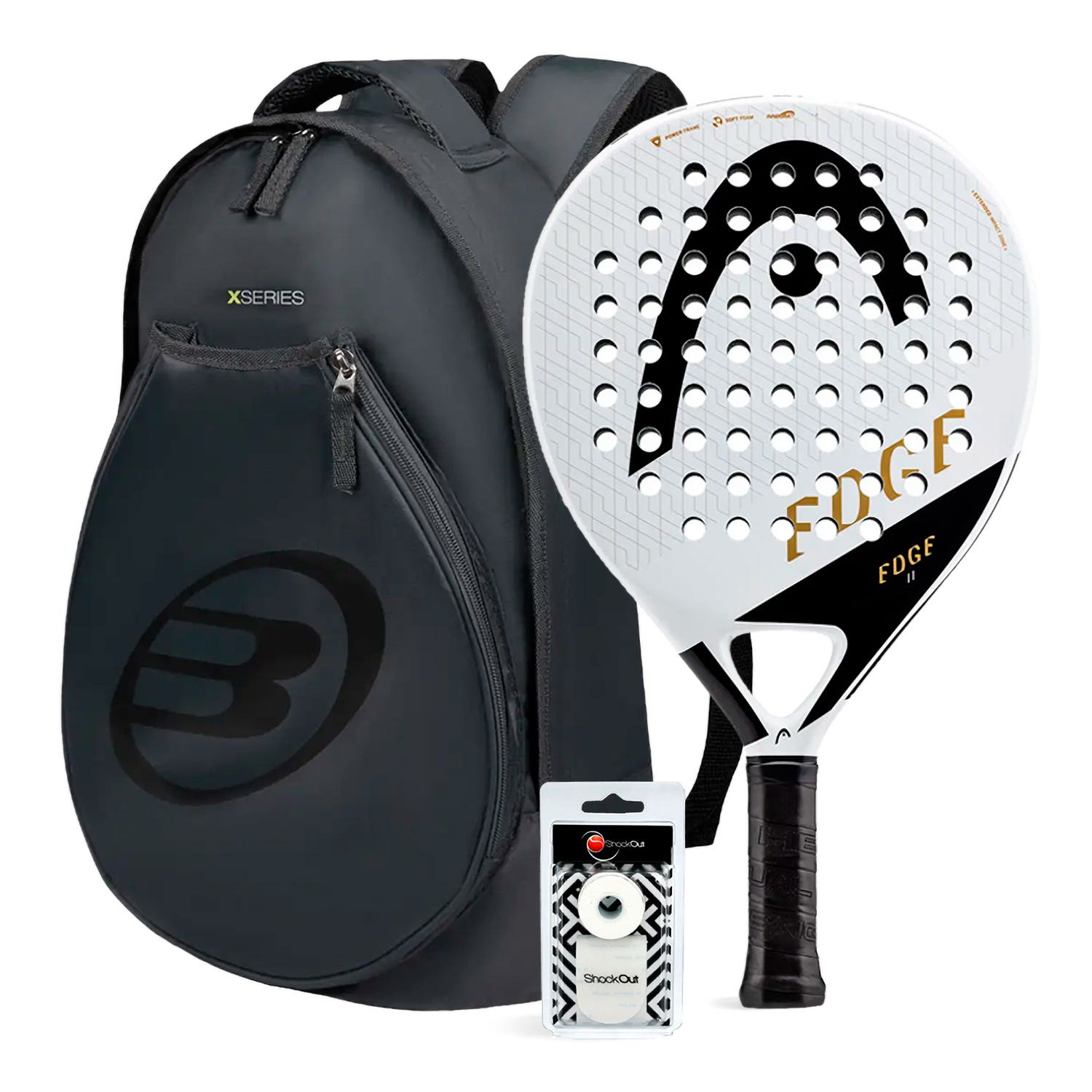 PACK HEAD EDGE 2 WHITE BAG BULLPADEL