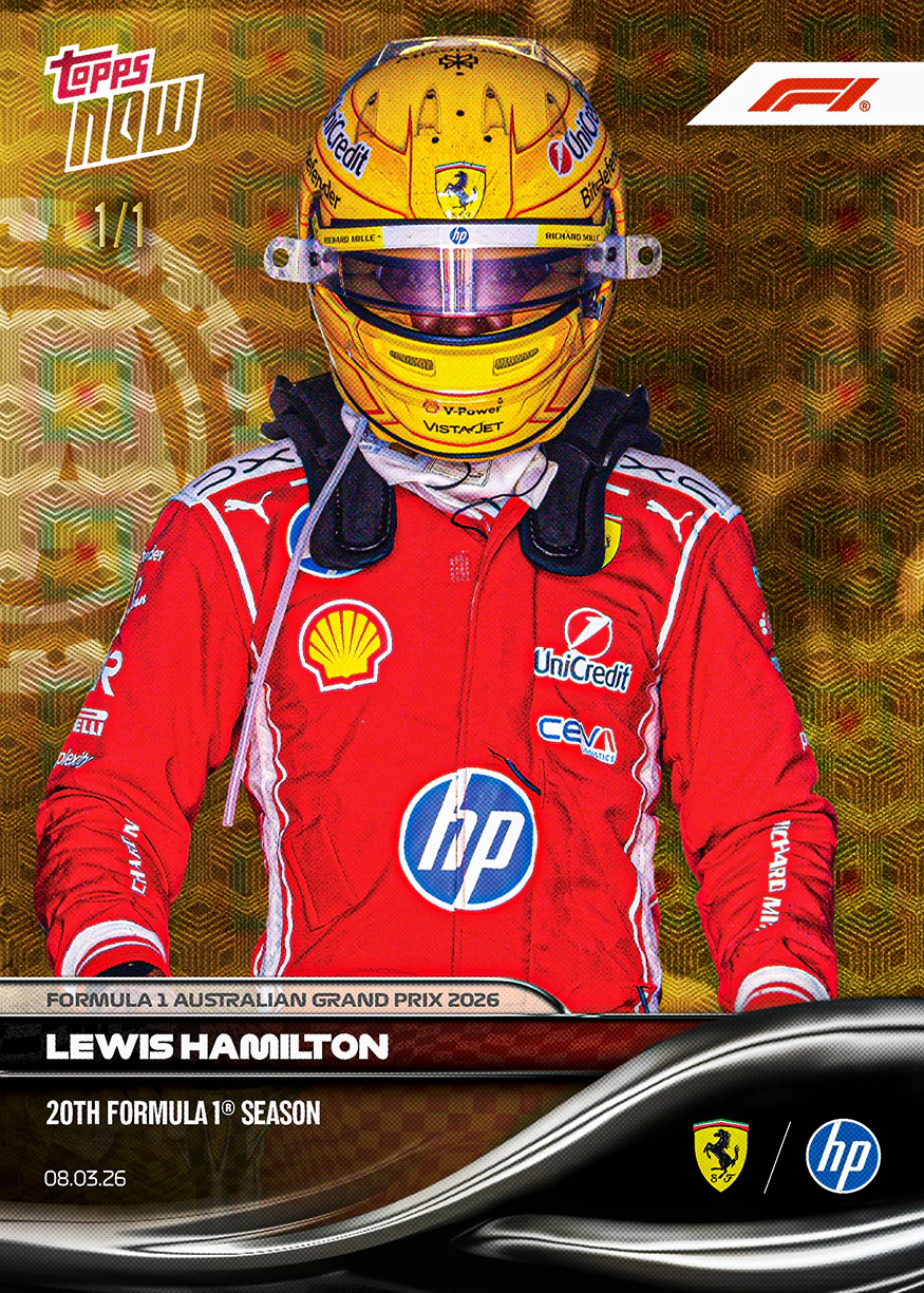 Lewis Hamilton - 2026 Formula 1® Topps NOW® - Card 13 - PR: 6056