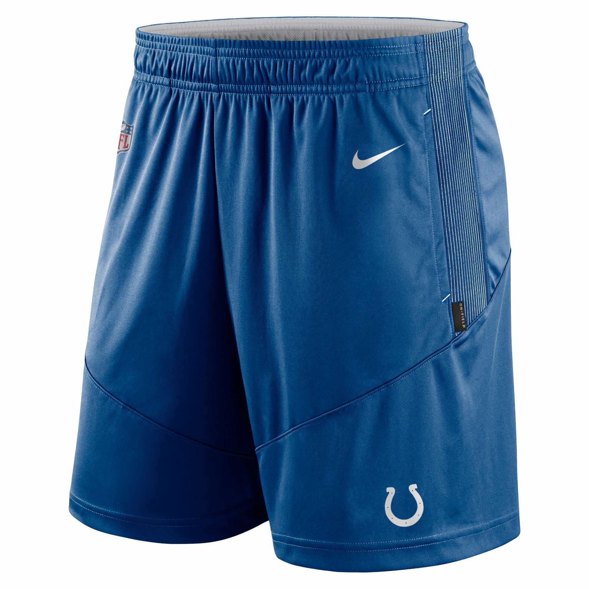 Indianapolis Colts 2021 NFL On-Field Sideline Nike Shorts Blue