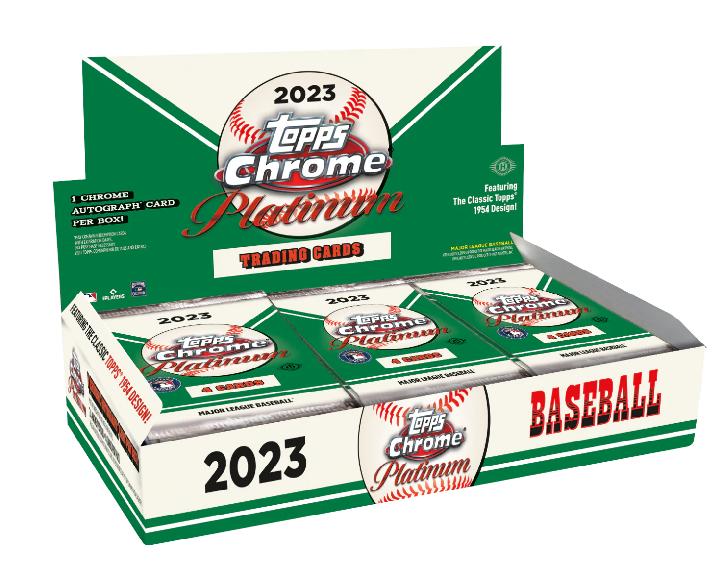 2023 Topps Chrome® Platinum '54 Baseball - Hobby Box
