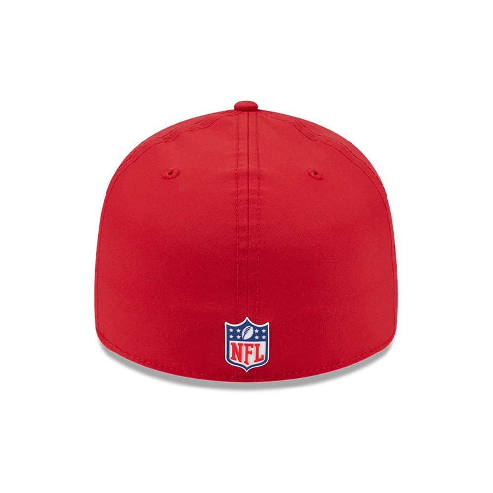 Tampa Bay Buccaneers 2025 NFL On-Field Sideline 59FIFTY A-Frame Fitted Cap Red