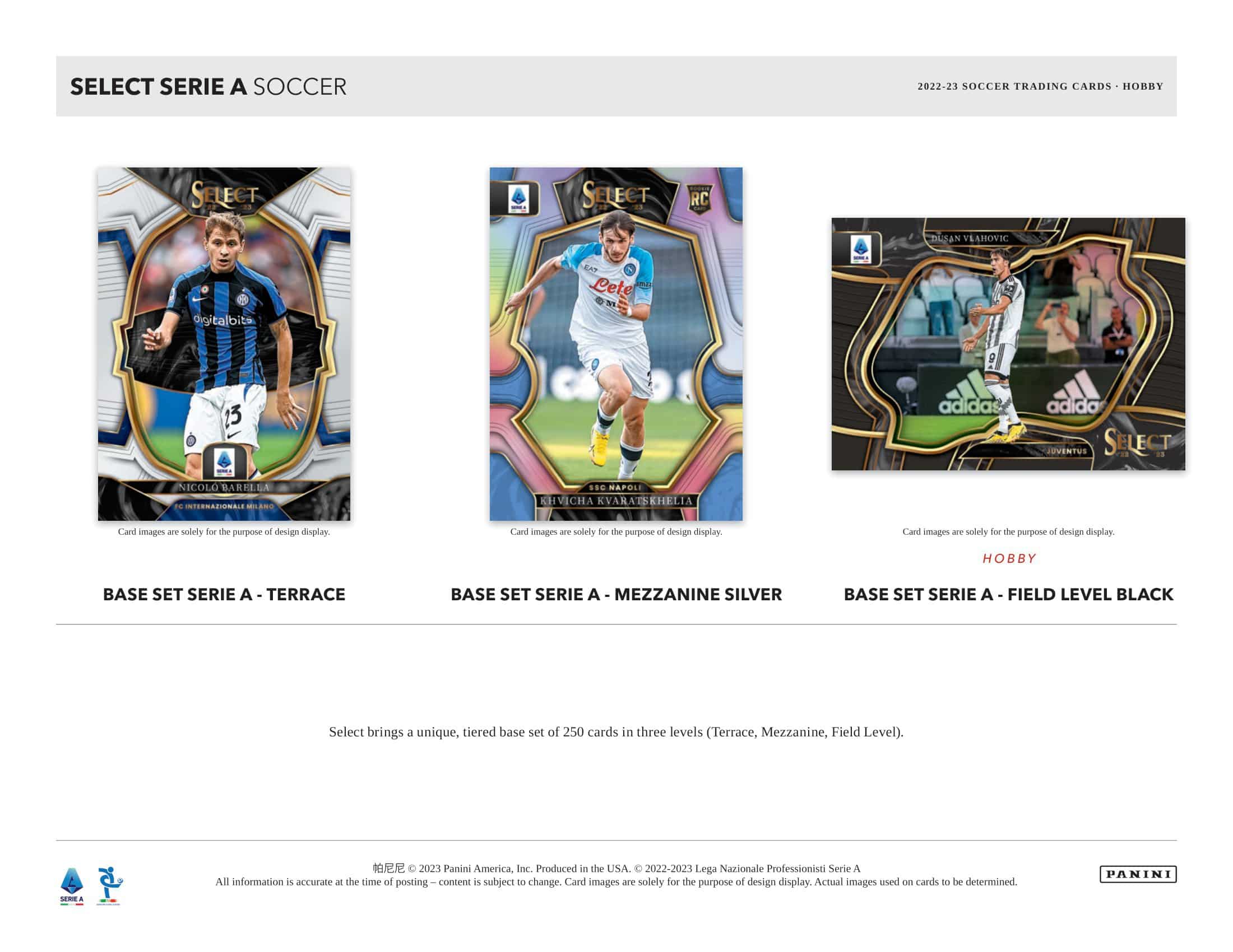 2022/23 Panini Select Serie A Soccer Hobby Box